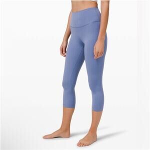 Lululemon Leggings Womens 4 Water Drop Align Crop 21" Yoga Athletic Pilates Gym